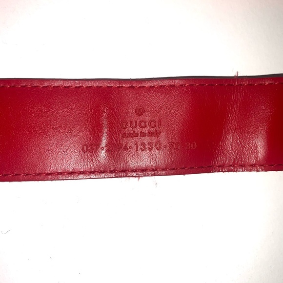 AUTHENTIC GUCCI MONOGRAM BELT